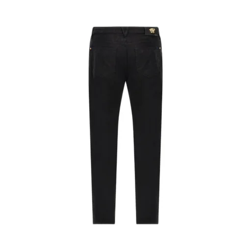 Medusa-Head Motif Slim-Fit Jeans
