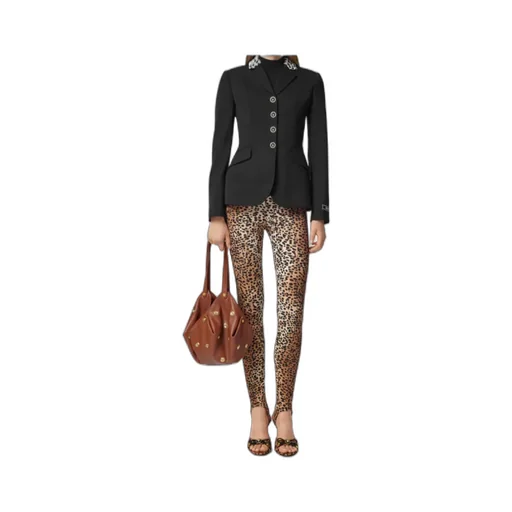 Leopard-Print Stirrup Leggings