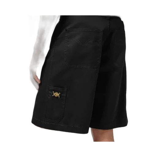 Logo-Patch Knee-Length Shorts