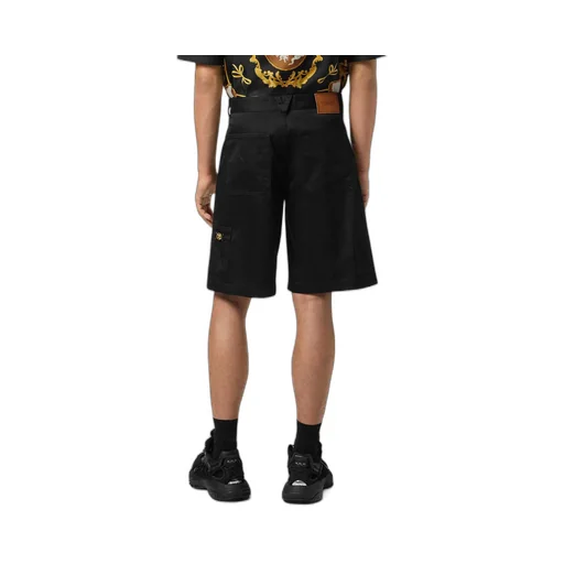 Logo-Patch Knee-Length Shorts