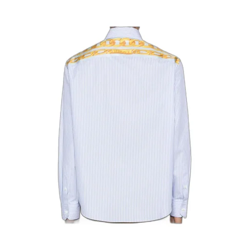 Striped Button-Up Shirt