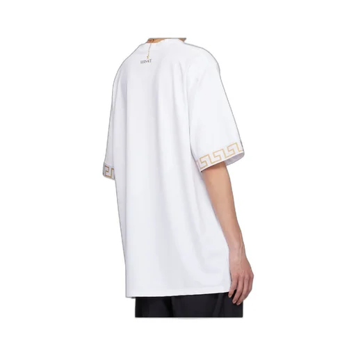 Greca-Trim Crewneck T-Shirt