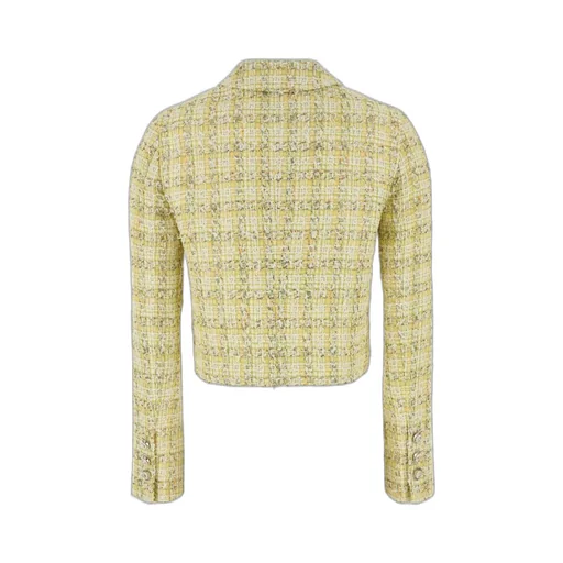 Button-Up Tweed Jacket