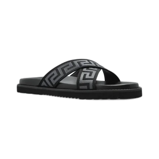 Greca Open-Toe Slides