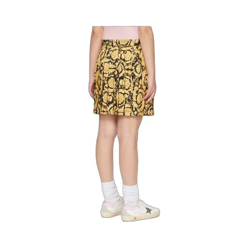 Barocco-Printed Straight Hem Skirt