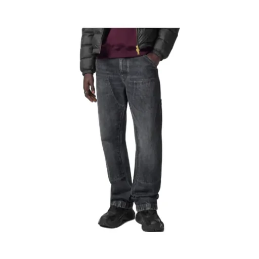 Logo-Patch Patchwork-Designed Jeans