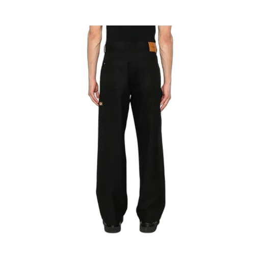 Carpenter Logo-Patch Straight-Leg Trousers