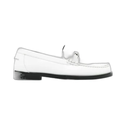 Logo-Plaque Slip-On Loafers