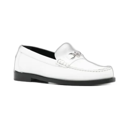 Logo-Plaque Slip-On Loafers