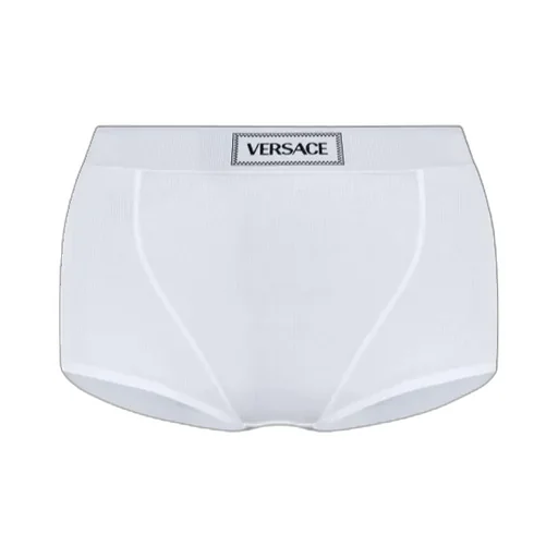 90S Logo-Waistband Ribbed Briefs