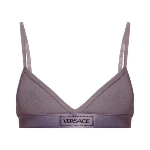 Logo-Patch V-Neck Bra