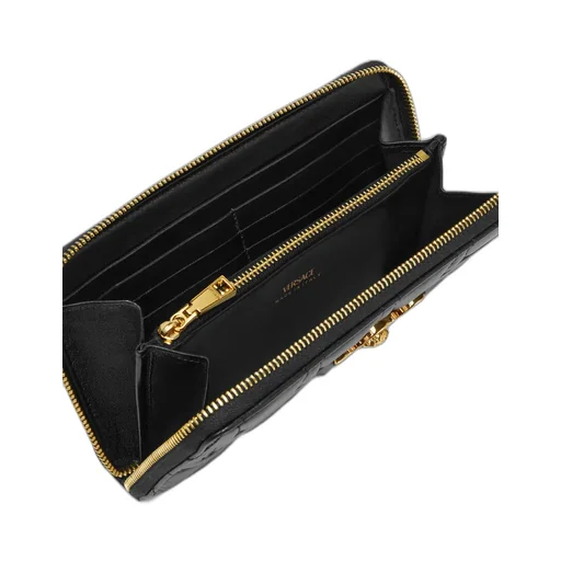 Medusa '95 Quilted Zipped Wallet