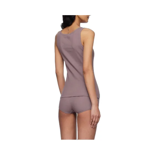 Logo-Patch Ribbed Tank Top