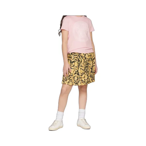 Barocco-Printed Straight Hem Skirt