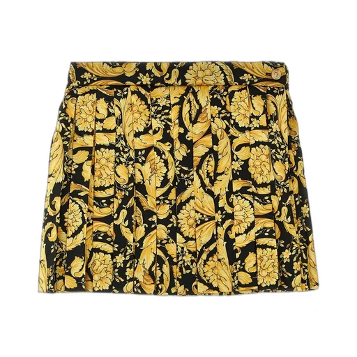 Barocco-Printed Straight Hem Skirt
