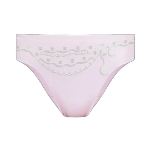Chain-Print Bikini Bottoms