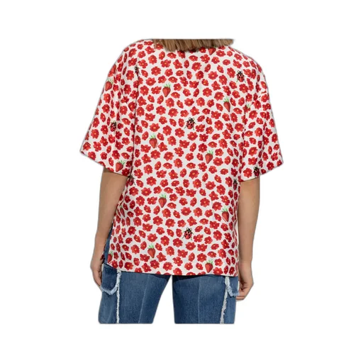 Floral-Printed Short-Sleeved Shirt