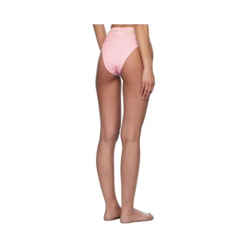 Chain-Print Bikini Bottoms