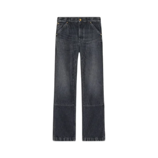 Logo-Patch Patchwork-Designed Jeans