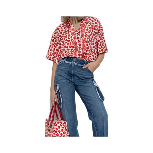 Floral-Printed Short-Sleeved Shirt