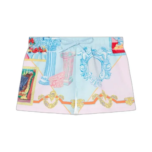 Graphic-Print Swim Shorts