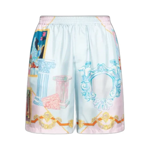 Pattern-Printed Shorts