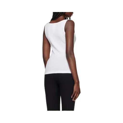 Logo-Patch Ribbed Tank Top