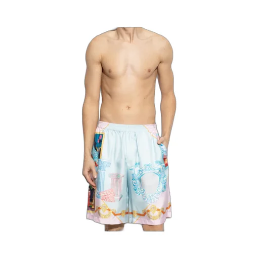 Pattern-Printed Shorts