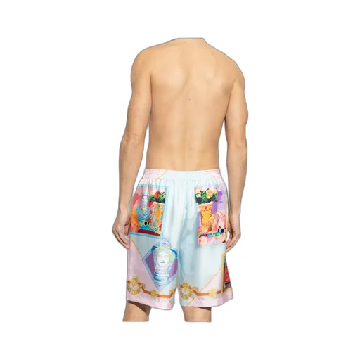 Pattern-Printed Shorts