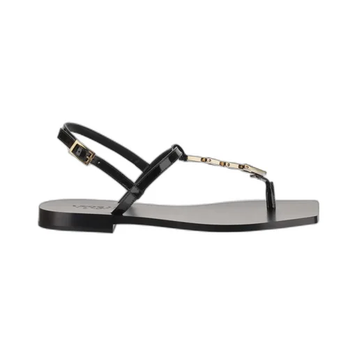 V-Chain Square-Toe Sandals