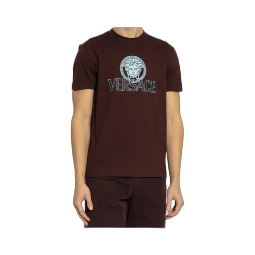 Medusa Head-Printed Crewneck T-Shirt