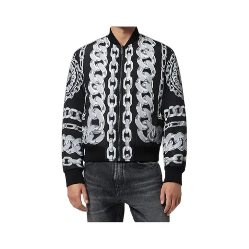 Reversible Zipped Bomber Jacket