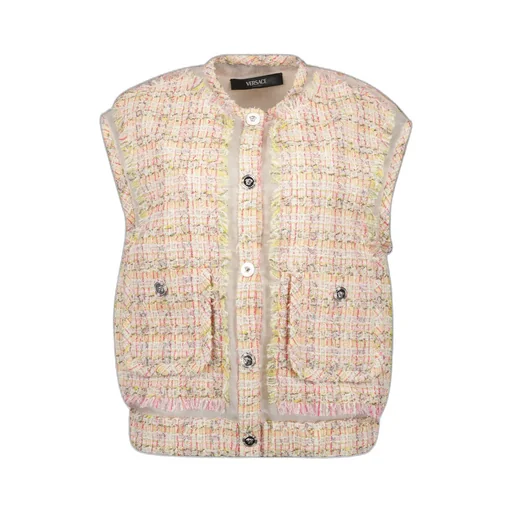 Button-Up Tweed Gilet