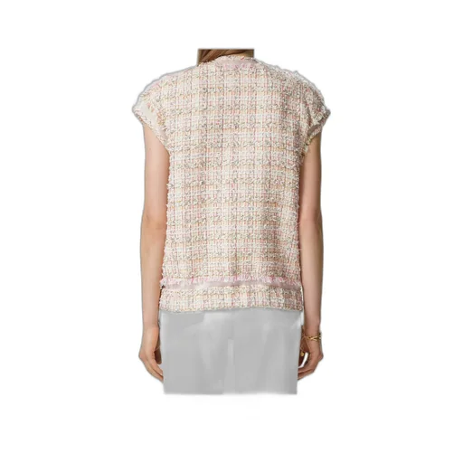 Button-Up Tweed Gilet