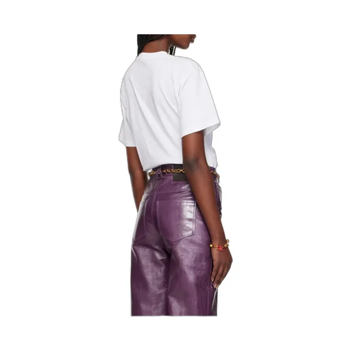 Safety-Pin Detailed Crewneck T-Shirt