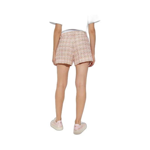 Lurex Thread Tweed Shorts