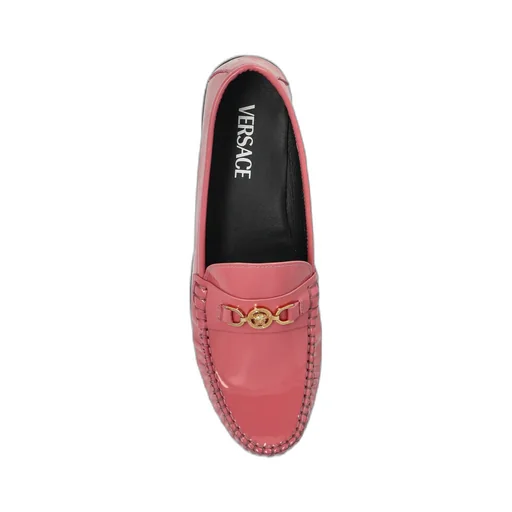 Medusa-Plaque Slip-On Loafers
