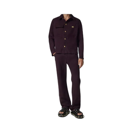 Logo-Patch Straight-Leg Jeans