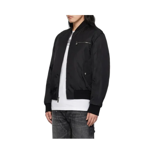Reversible Zipped Bomber Jacket