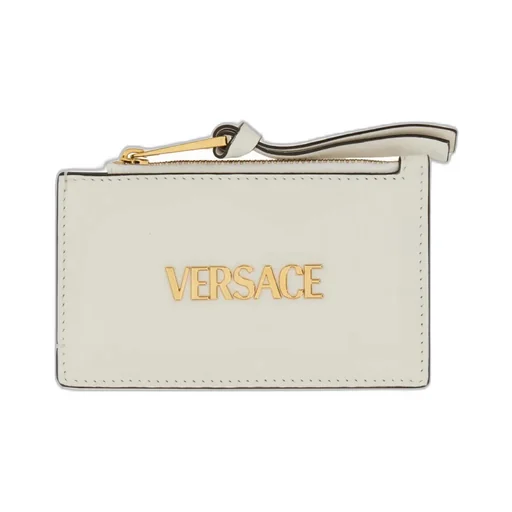 Logo-Lettering Zipped Wallet
