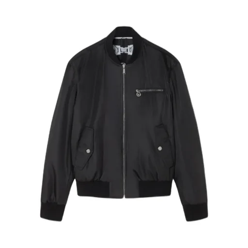 Reversible Zipped Bomber Jacket