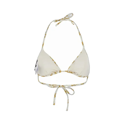 Chain Print Triangle Bikini Top