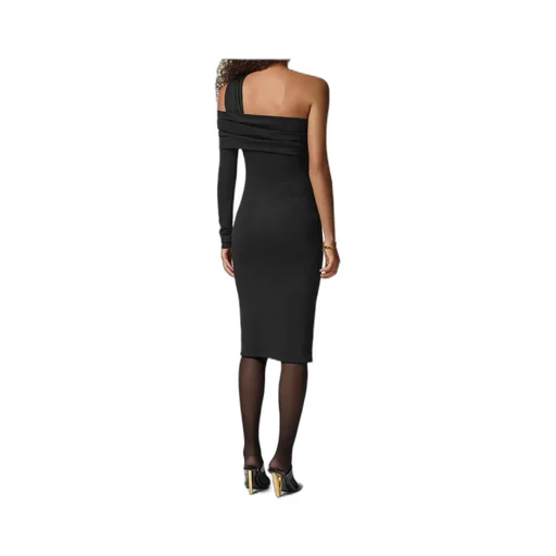 Cut-Out Detailed One-Shoulder Dress