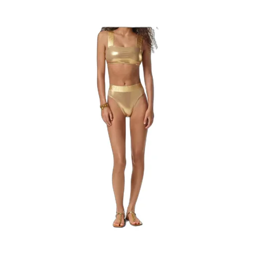 Greca-Border Swimsuit Bottoms