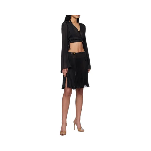 Pleated Mini Skirt