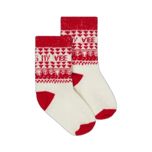 Fair Isle Jacquard Knit Socks