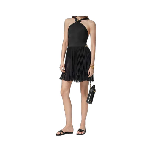 Pleated Mini Skirt