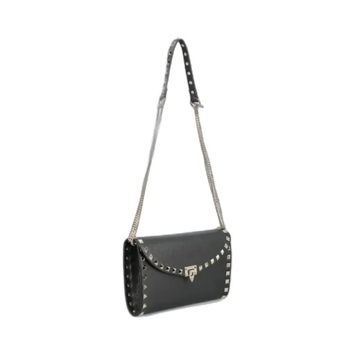 Rockstud Foldover Top Crossbody Bag
