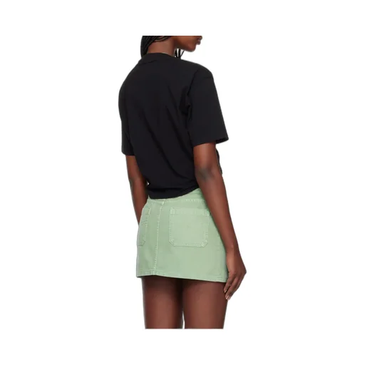 Strawberry-Motif Safety-Pin Detailed T-Shirt