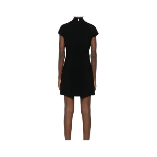 Crepe Mini Dress